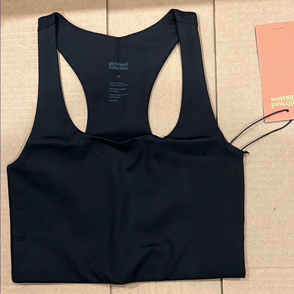 Girlfriend Collective Black Sports Bra